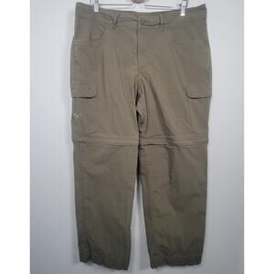 Boy Scouts of America Mens 38 Green Switchback Zip Off Cargo Hiking Pants